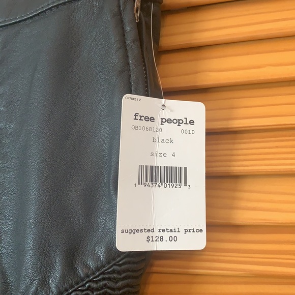 NWT Free People - Revolve - Kaelin Vegan Leather Pants - Picture 3 of 4